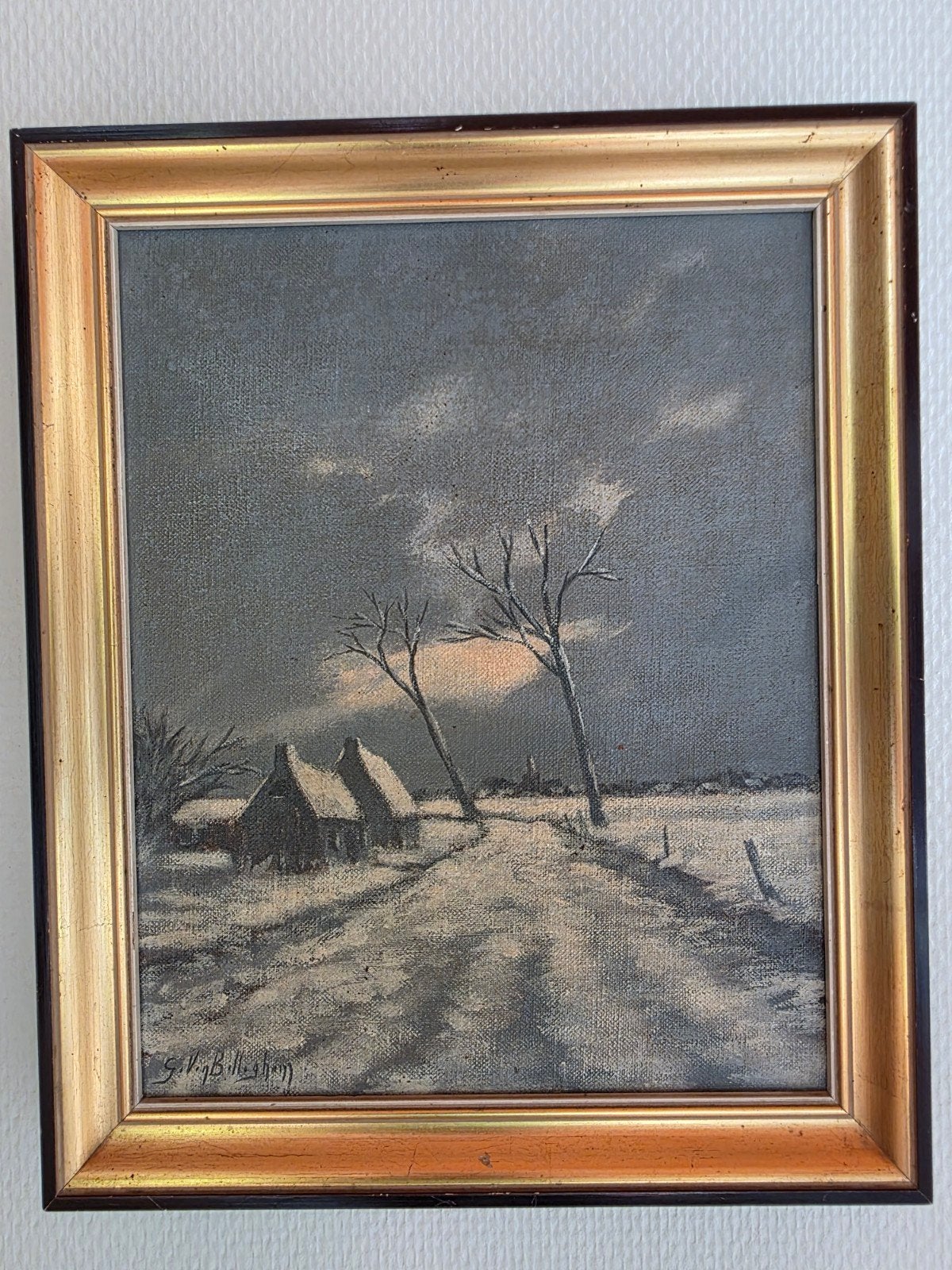 winterlandschap Vanbelleghem, Ophalen
