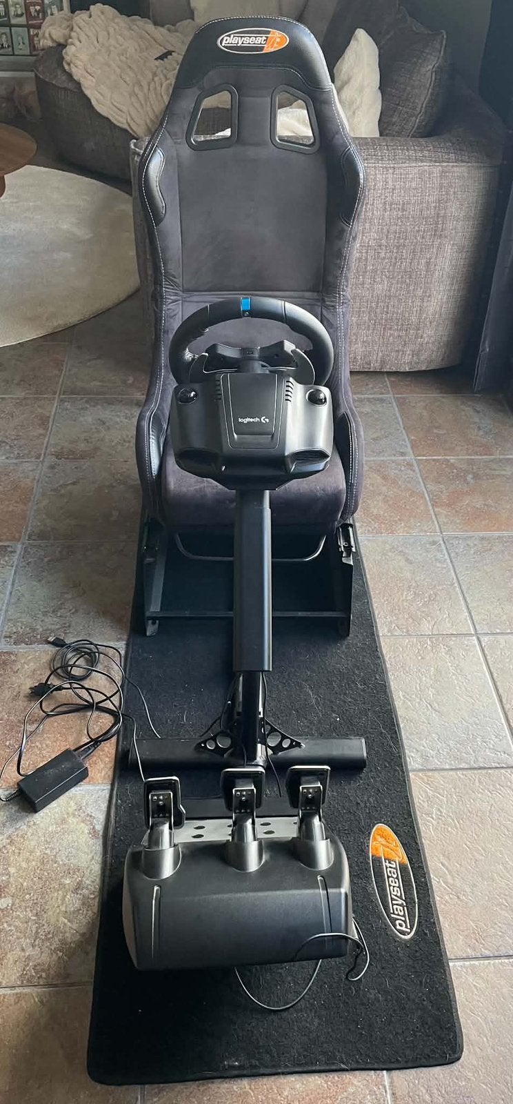 Racestoel van logitech, Ophalen, Zo goed als nieuw, Playseat of Racestoel, PlayStation 4