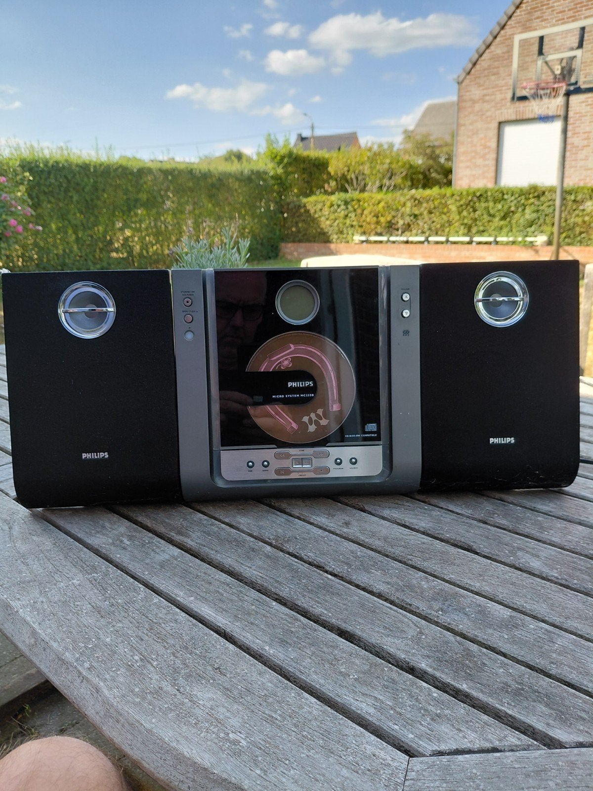 radio cd speler Philips MC235B/12, Audio, Tv en Foto, Ophalen, Gebruikt, Philips, Wisselaar
