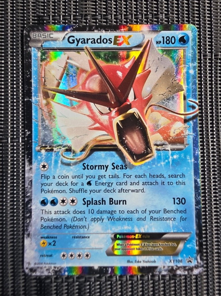 Gyarados EX XY106 - Black Star Promo - Near Mint, Hobby en Vrije tijd, Ophalen of Verzenden, Zo goed als nieuw, Losse kaart