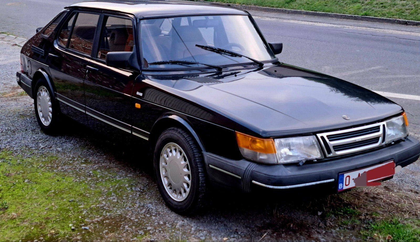 echange vend saab 900 classic ancêtre 1990 cuir  181000km ct, Enlèvement ou Envoi