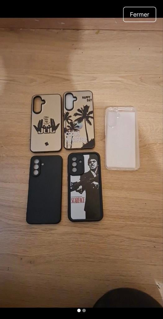 Lot de coque de téléphone Samsung Galaxy
A56 5G, Enlèvement