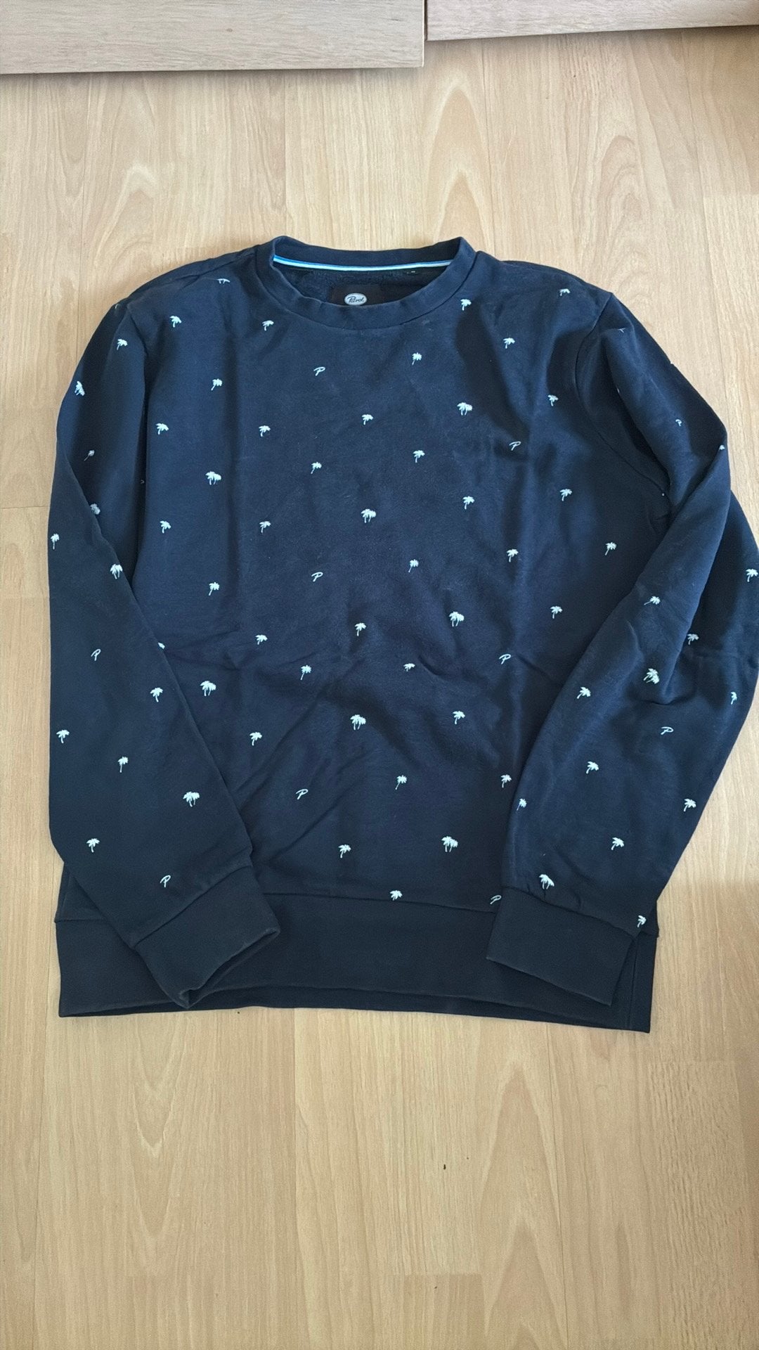 Trui Petrol, Kleding | Heren, Truien en Vesten, Verzenden, Gedragen, Maat 48/50 (M), Blauw