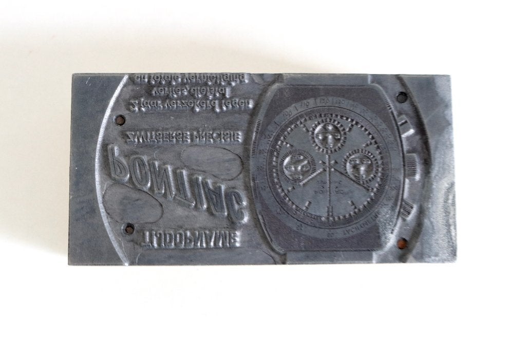 Vintage Pontiac horloge garantie stempel, Handtassen en Accessoires, Horloges | Antiek, Ophalen of Verzenden
