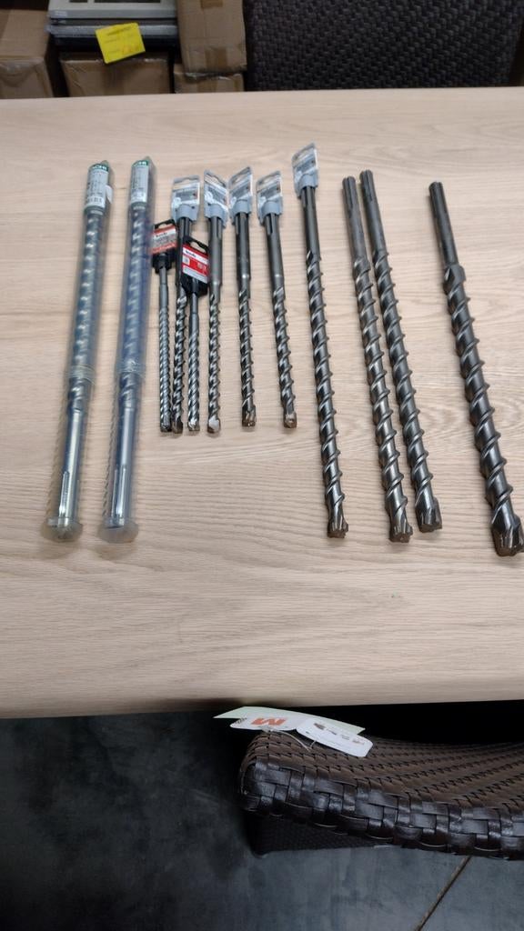 Betonboren 12 stuks, Ophalen, Nieuw, 600 watt of meer, Boor- en/of Breekhamer