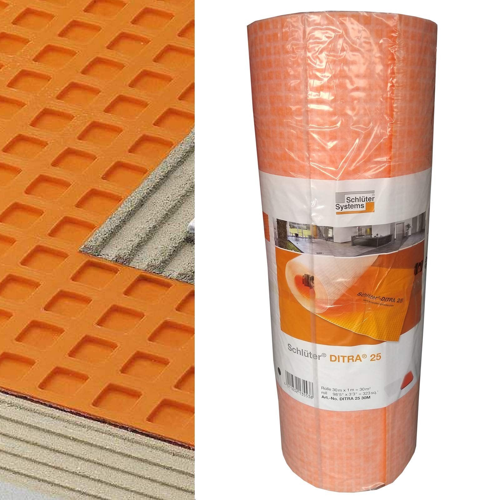 Rouleau ditra 25 complet, Enlèvement