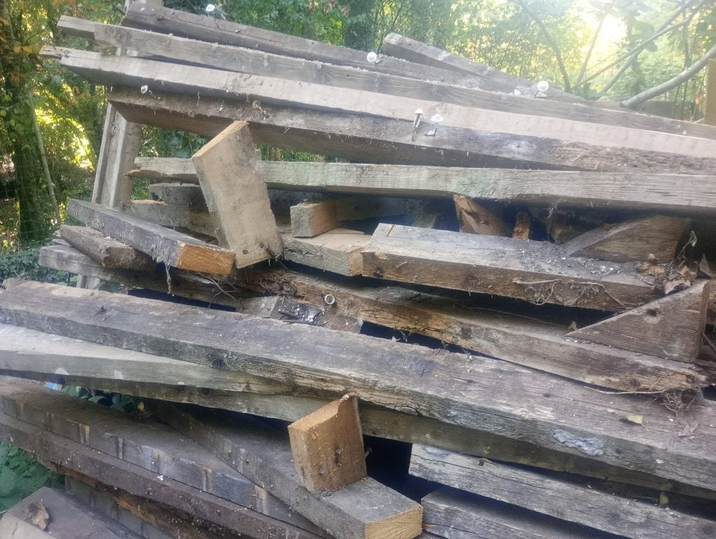 Brandhout oude balken, 3 tot 6 m³, Ophalen, Overige houtsoorten