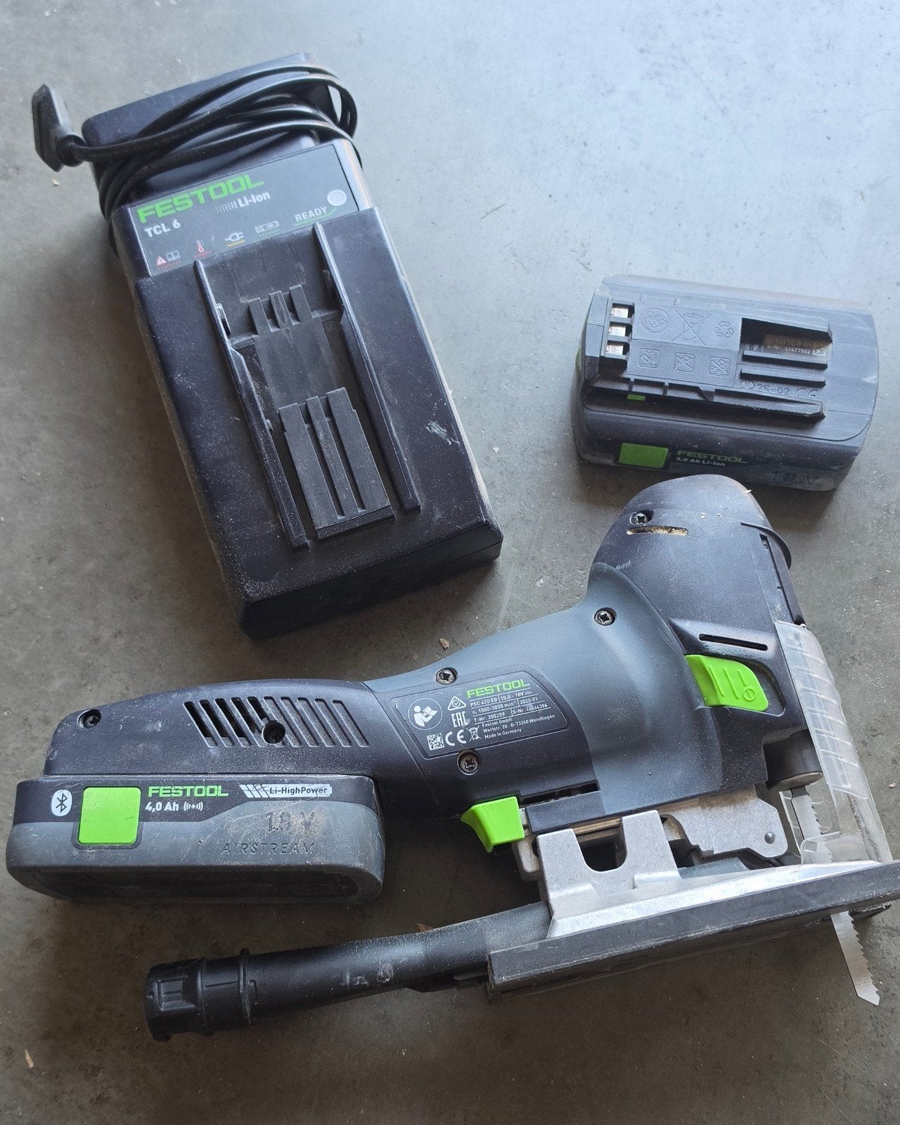 Festool PSC-420EB accu decoupeerzaag, Ophalen, Gebruikt, Decoupeerzaag, Festool