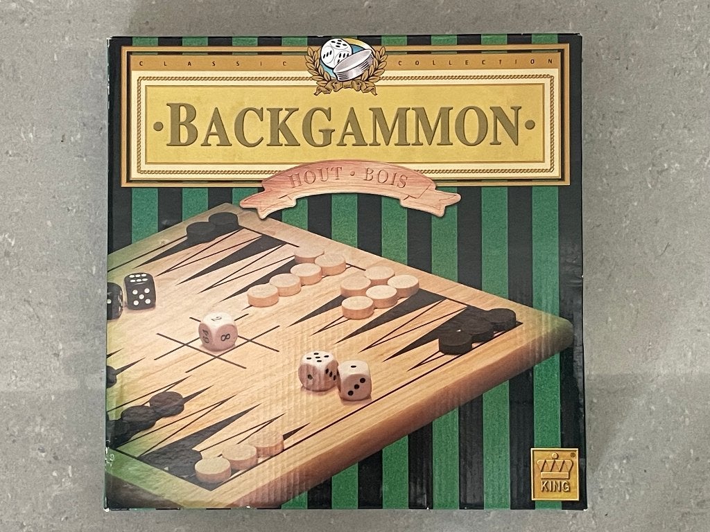 Joli jeu de Backgammon en bois NEUF, Hobby & Loisirs créatifs, 1 ou 2 joueurs, Enlèvement, Neuf