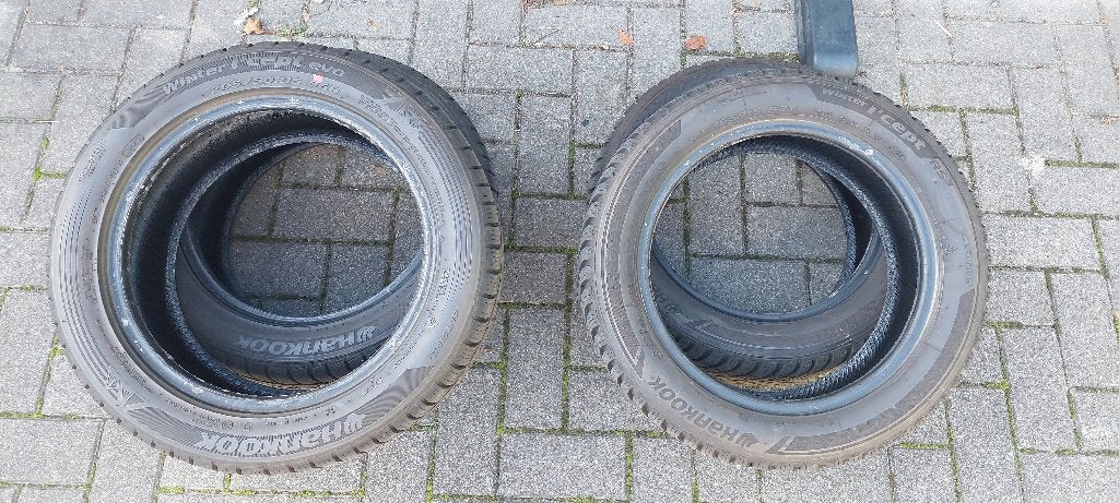 Bijna nieuwe Hankook Winterbandenset voor o.a. Toyota MR2, Auto-onderdelen, Ophalen, 15 inch, Nieuw, Band(en)