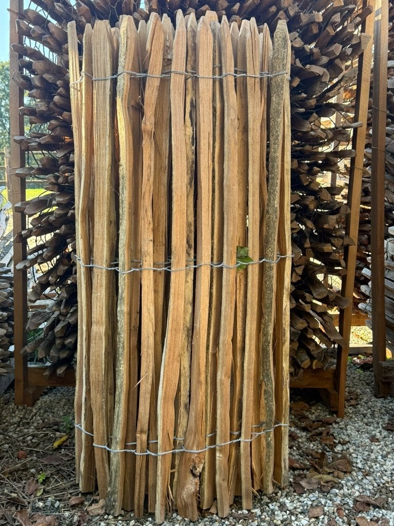 Robinia gekloven hekwerk, Ophalen, Zo goed als nieuw, Hout, Tuinhek