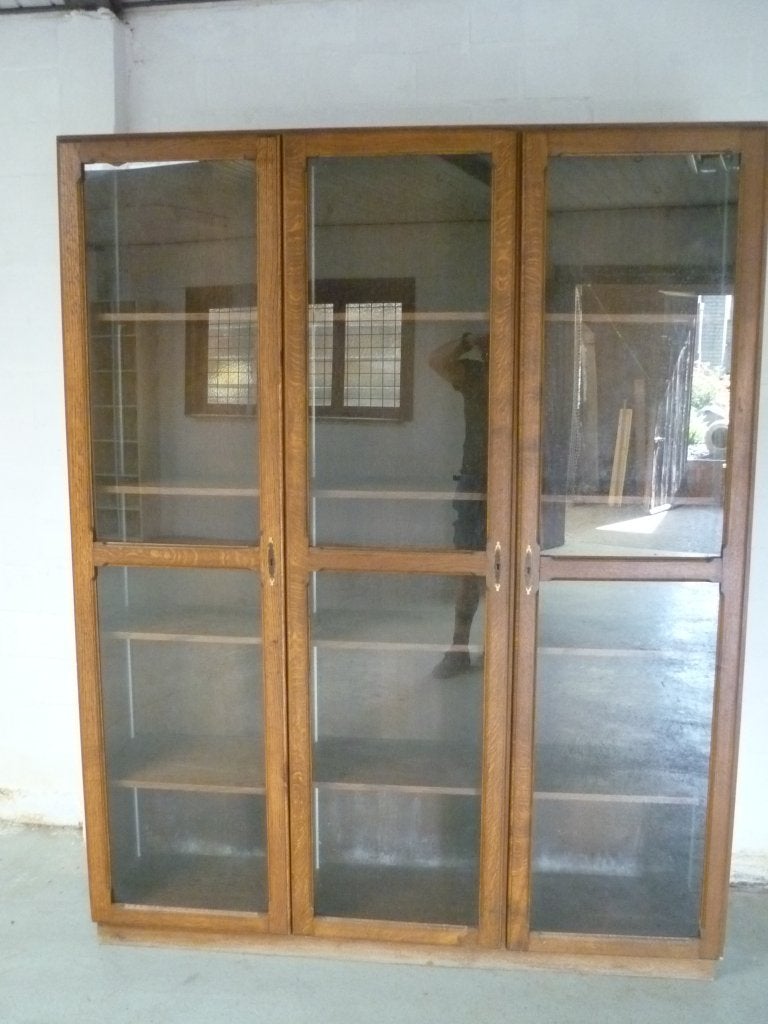 vitrinekast, Huis en Inrichting, Kasten | Vitrinekasten, Ophalen, Gebruikt, 200 cm of meer, 150 tot 200 cm