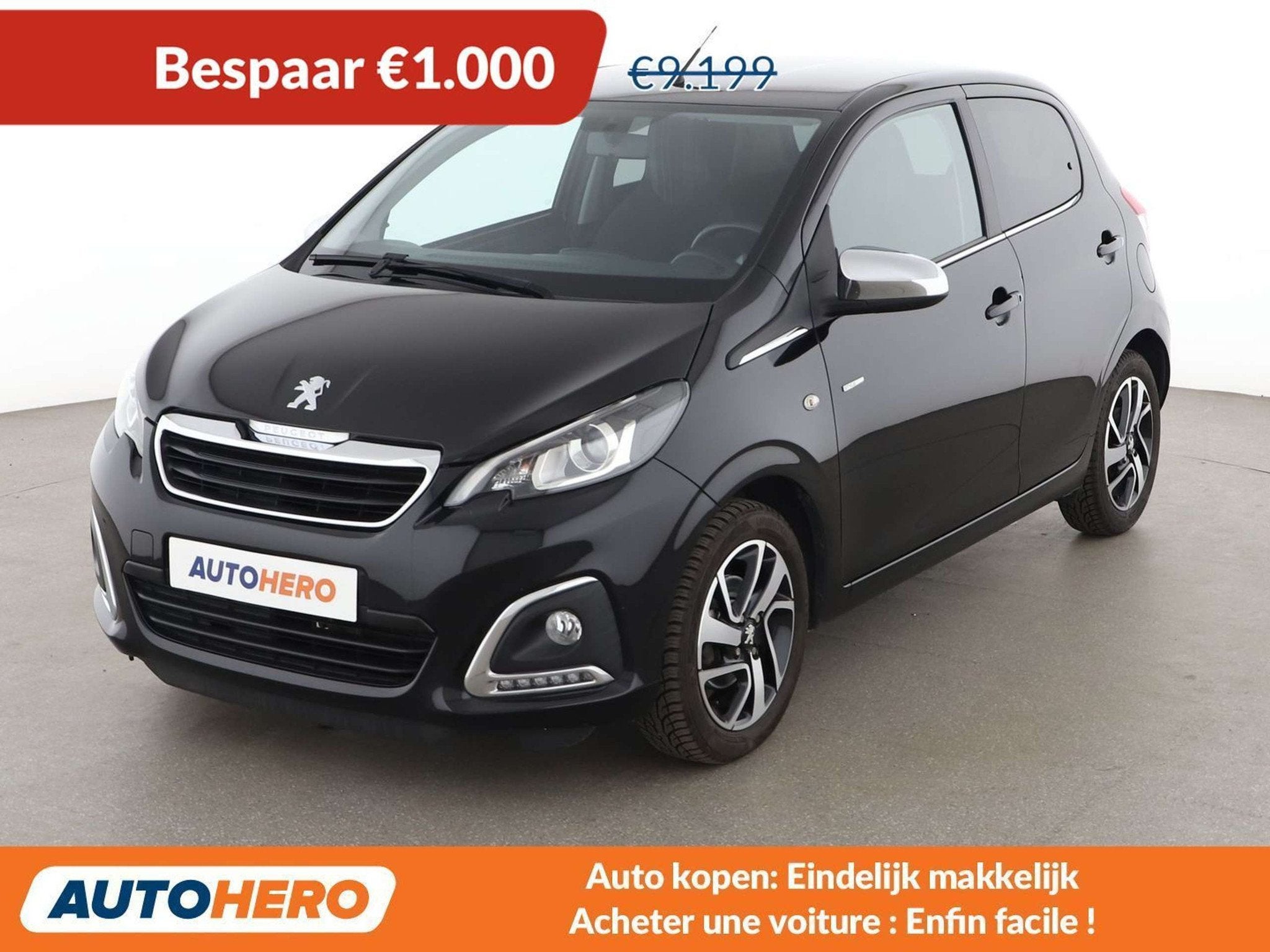 Peugeot 108 1.0 VTi Style (bj 2020), Auto's, Voorwielaandrijving, 4 zetels, Stof, Gebruikt