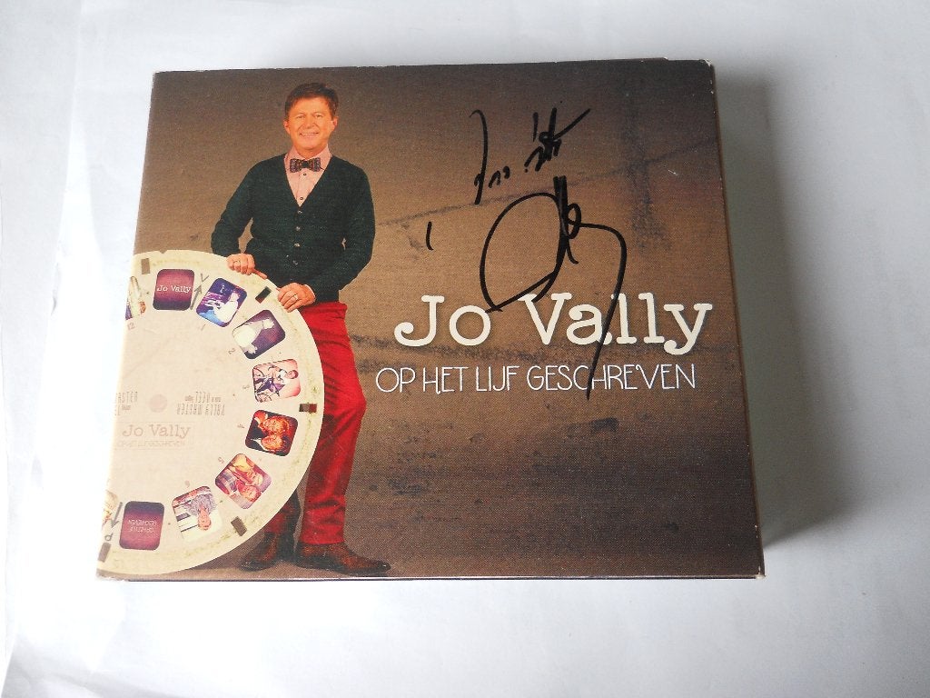 CD - JO VALLY - OP HET LIJF GESCHREVEN, Cd's en Dvd's, Ophalen of Verzenden, Zo goed als nieuw, Levenslied of Smartlap, Eerste persing