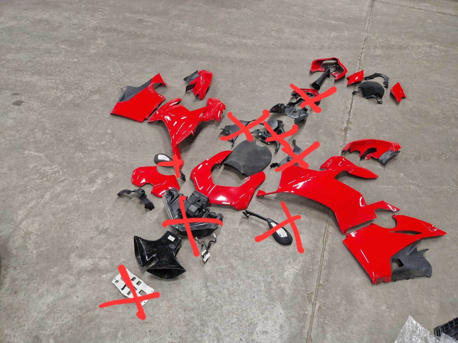 carénage Ducati panigale v4 2018, Enlèvement, Utilisé