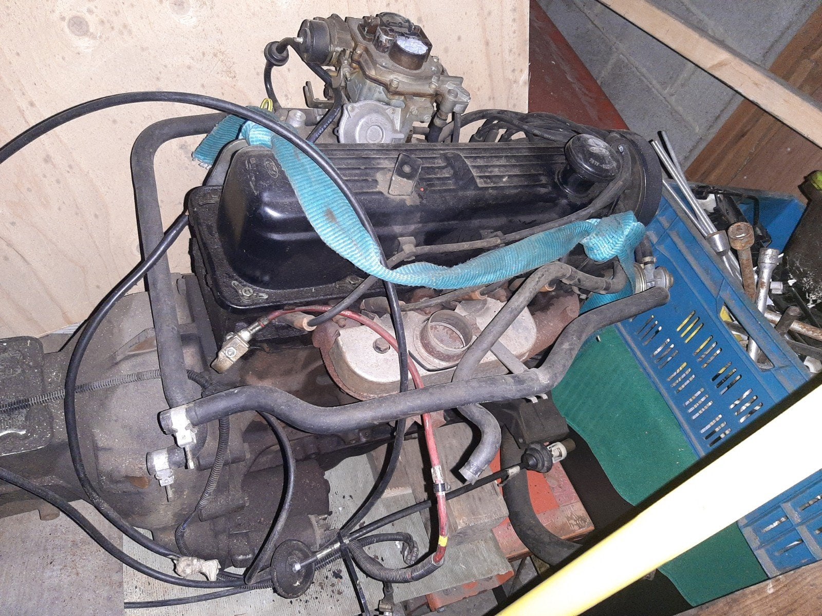 Ford Sierra motor met versnellingsbak, Auto-onderdelen, Ophalen of Verzenden, Gebruikt, Ford
