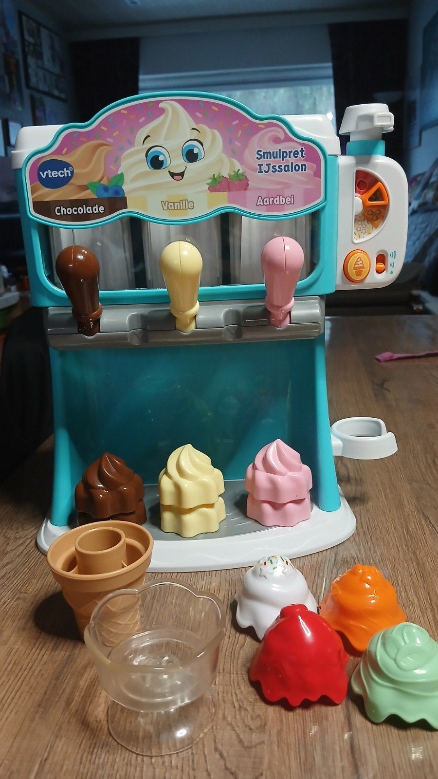 vtech smulpret ijssalon, Ophalen