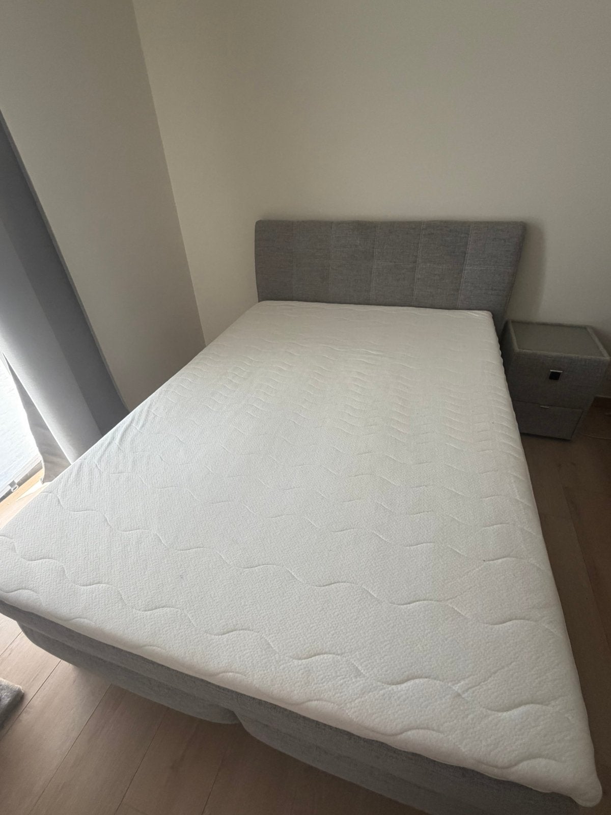 Boxspring te koop - 1m40, Ophalen, Gebruikt, 140 cm