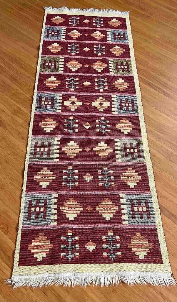Tapis en kilim réversible 220/75 cm, Enlèvement ou Envoi