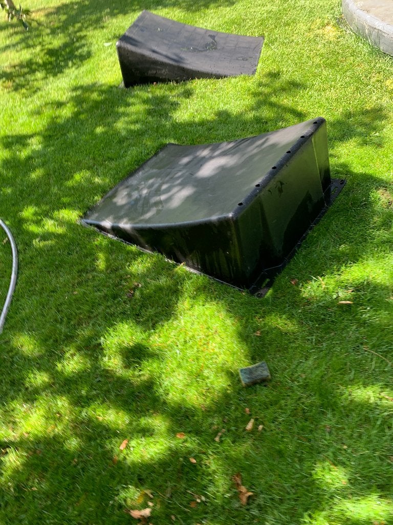 Skate ramp 30cm hoog en 90 cm lang, Sport en Fitness, Ophalen, Zo goed als nieuw, Overige typen