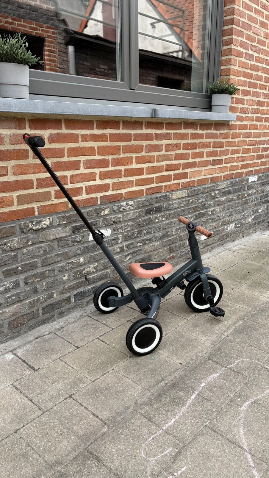 Billy 4 in 1 kinderfiets, Ophalen, Gebruikt, Duwstang