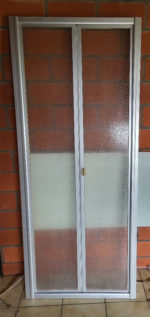Douchedeur, Ophalen, Zo goed als nieuw, Zilver, Douche-accessoire