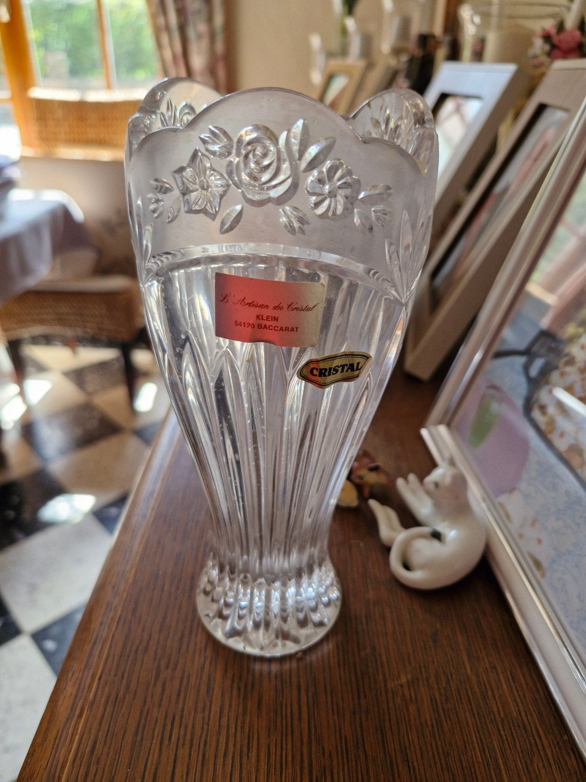vase en cristal de la Maison Klein, Enlèvement