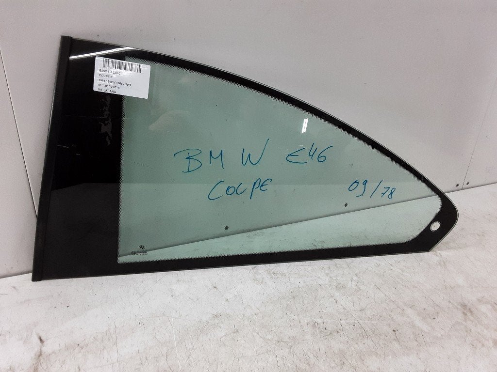 VITRE LATERALE ARRIÈRE GAUCHE BMW 3 serie (E46 / 2), Autos : Pièces & Accessoires, Mevr. I. Hauben, Utilisé, BMW, Rue de l'Espoir 34 34
4030  GRIVEGNÉE, BE