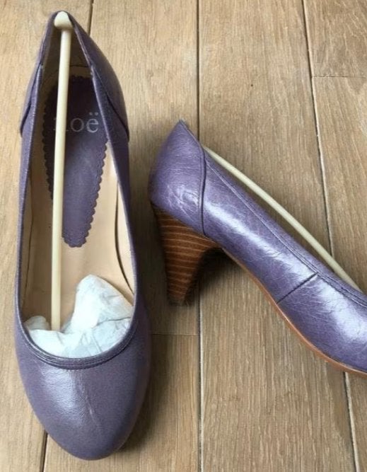 Paarse Noë pumps maat 38, Kleding | Dames, Schoenen, Ophalen of Verzenden, Zo goed als nieuw, Pumps