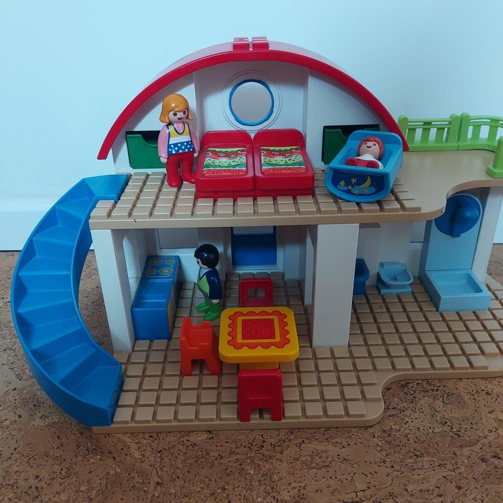 Playmobil 123 Huis met gezin, Ophalen, Gebruikt, Complete set