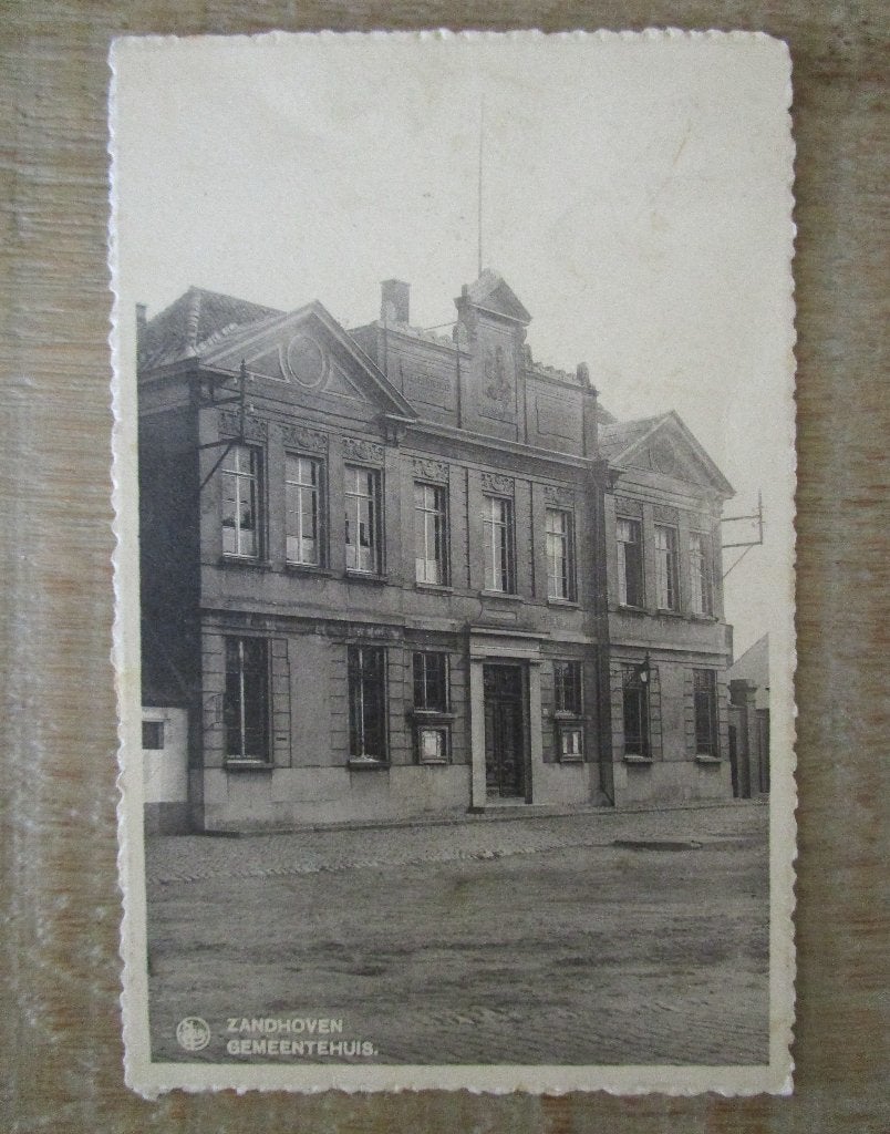 postkaarten Zandhoven gemeentehuis, post, huishoudschool, Verzamelen, Postkaarten | Themakaarten, Ophalen of Verzenden, 1920 tot 1940