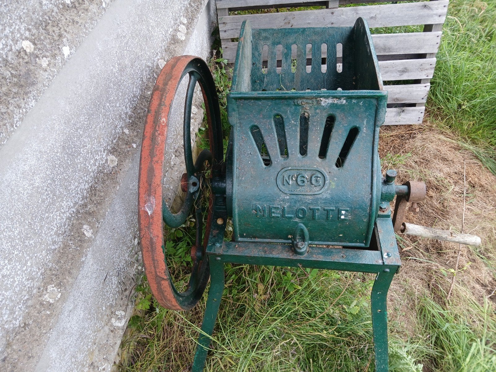 Bietenmolen, Ophalen