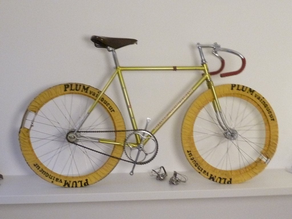 antieke fiets piste fiets  oldtimer vintage koersfiets, Ophalen