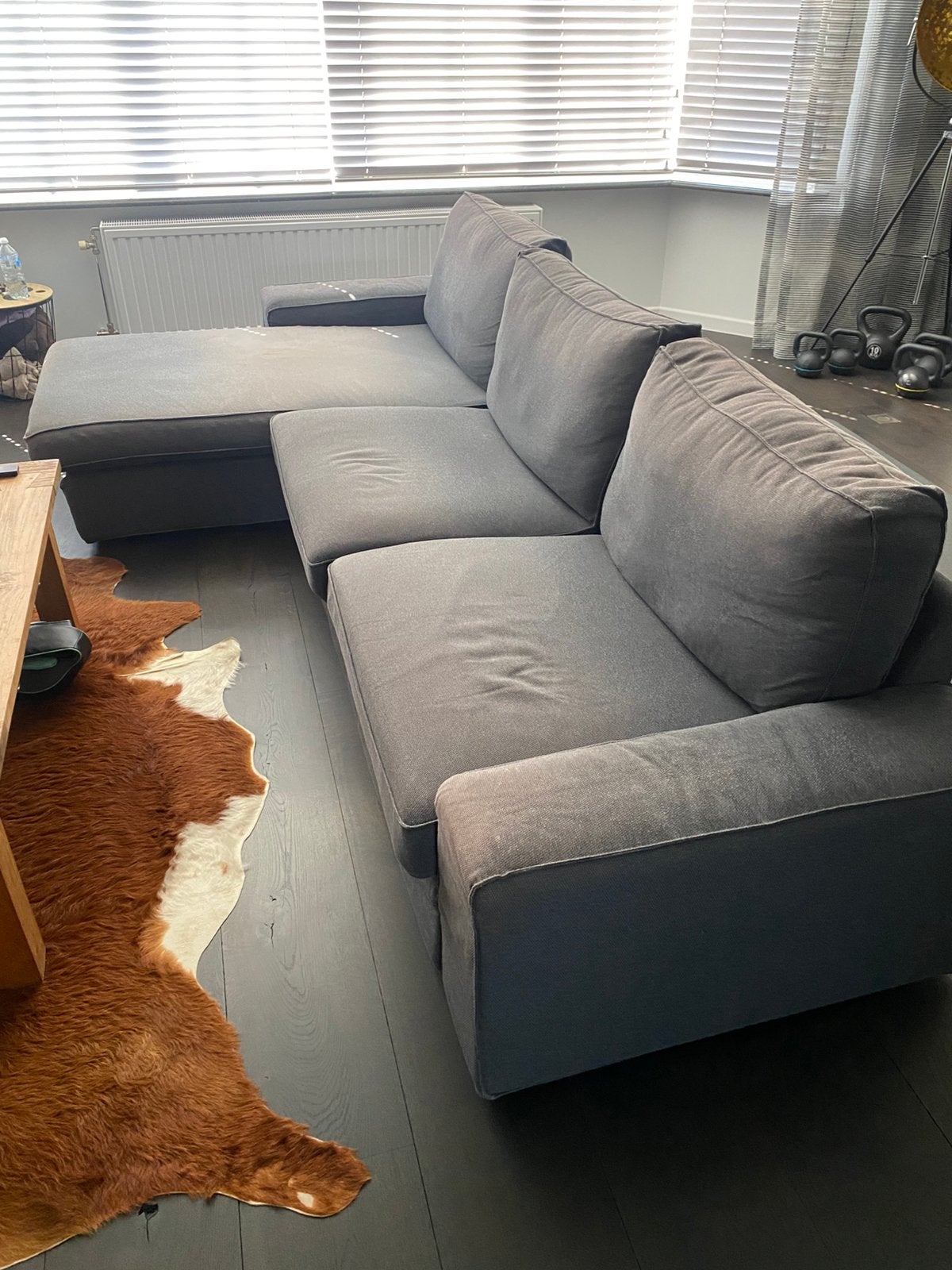 Zetel 2 zit + lounge, Enlèvement, Utilisé
