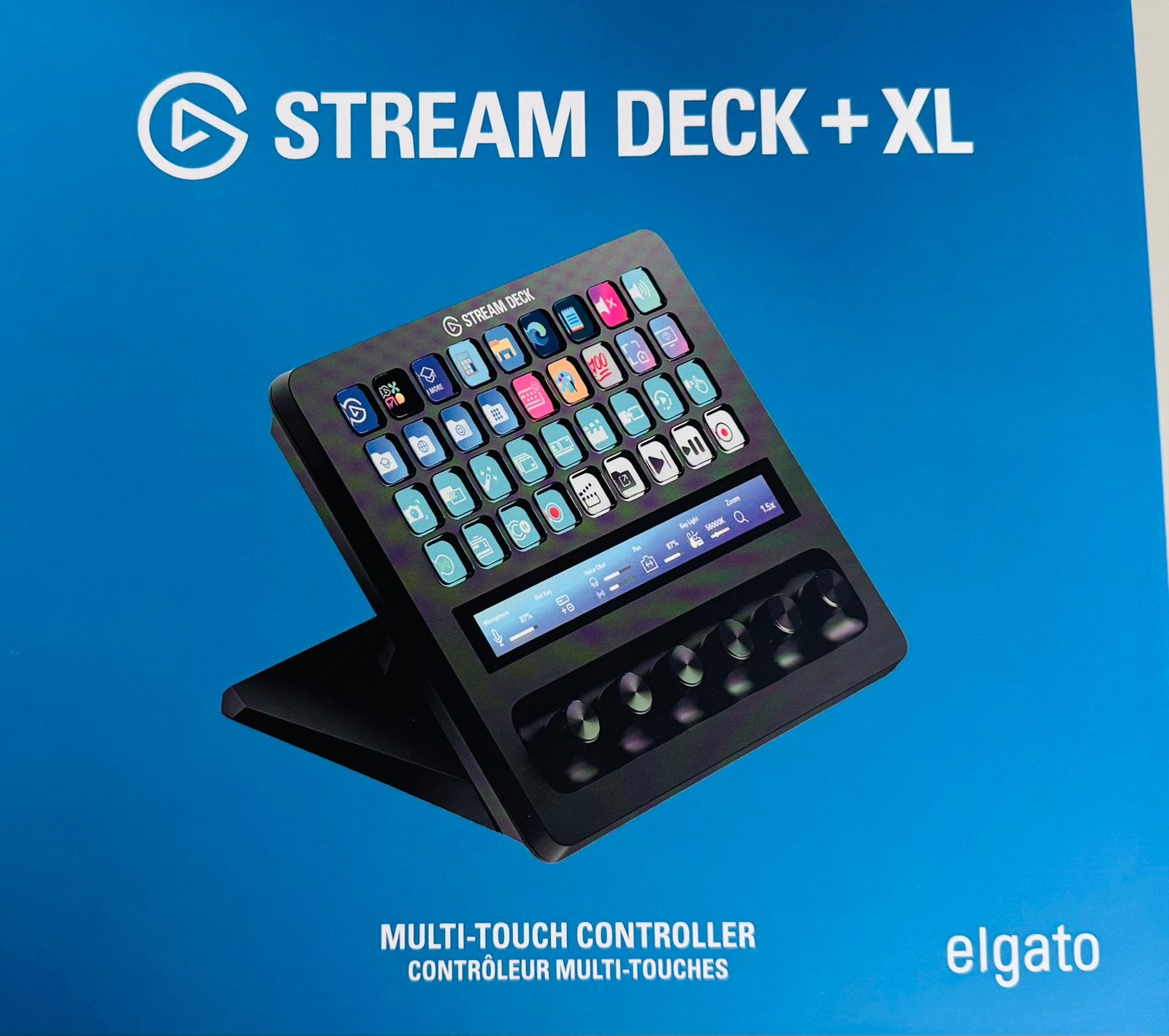 Elgato Stream Deck + XL 36 Macrotoetsen Touchstrip  6 Draait, Elgato stream deck, Nieuw, Ophalen of Verzenden, Overige indelingen