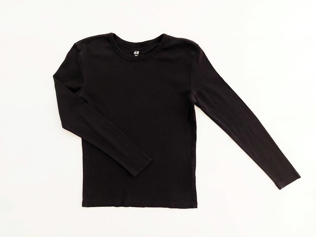 H&M longsleeve zwart boys 8-10 jaar = 128-140 NIEUWstaat, Kinderen en Baby's, Kinderkleding | Maat 128, H&M, Ophalen of Verzenden