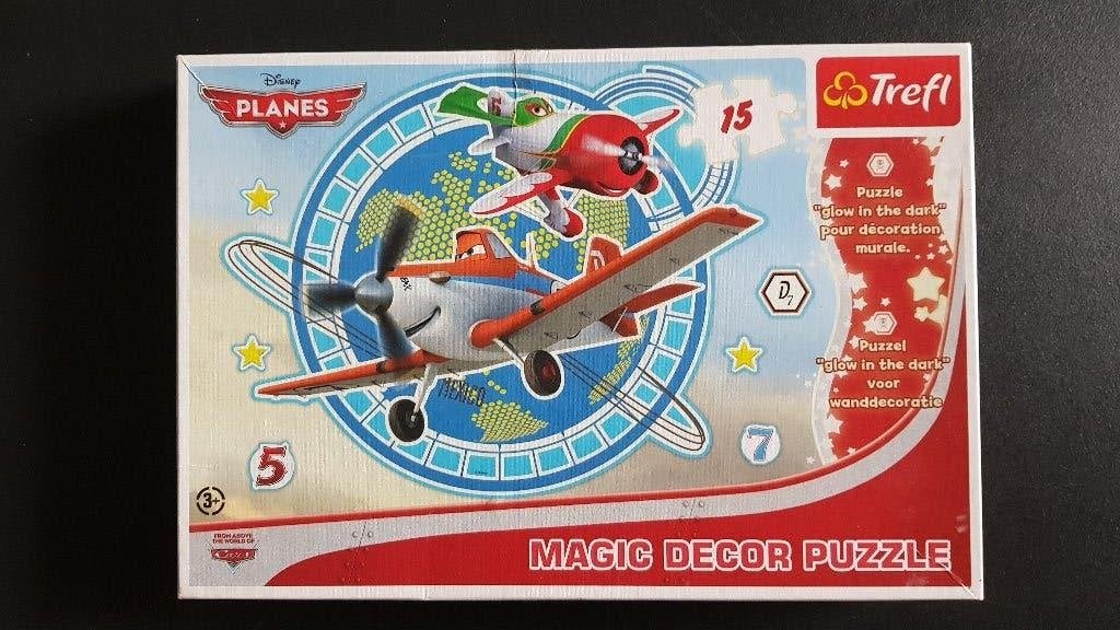 Puzzel planes 37 stukken, Kinderen en Baby's, Ophalen, Gebruikt, 4 tot 6 jaar