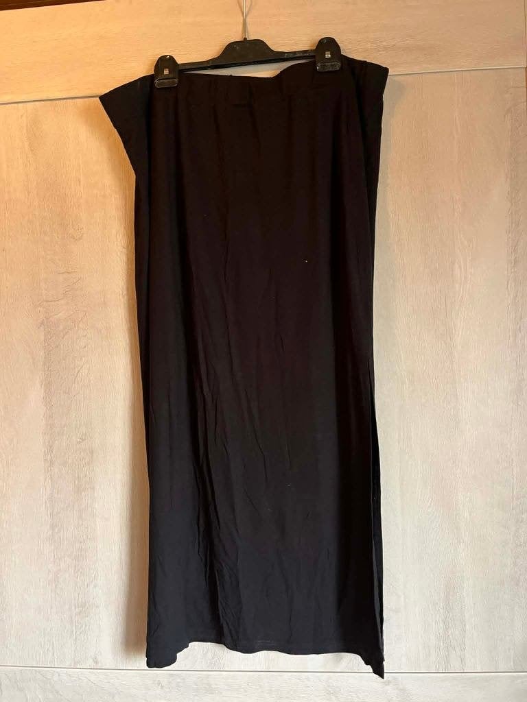 lange rok zwart msmode xl stretch 48-50, Rok, Zwart, Ophalen of Verzenden, MS Mode