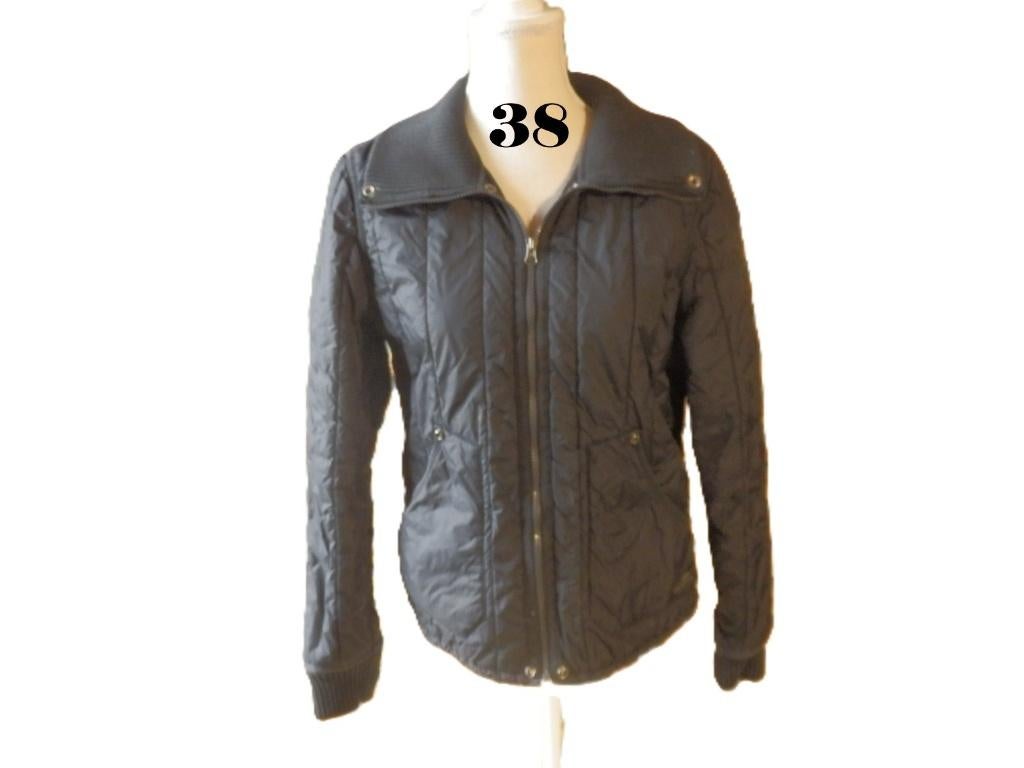 (88)- veste femme t.38 noir - esprit -, Vêtements | Femmes, Taille 38/40 (M), Enlèvement ou Envoi, Comme neuf, Noir