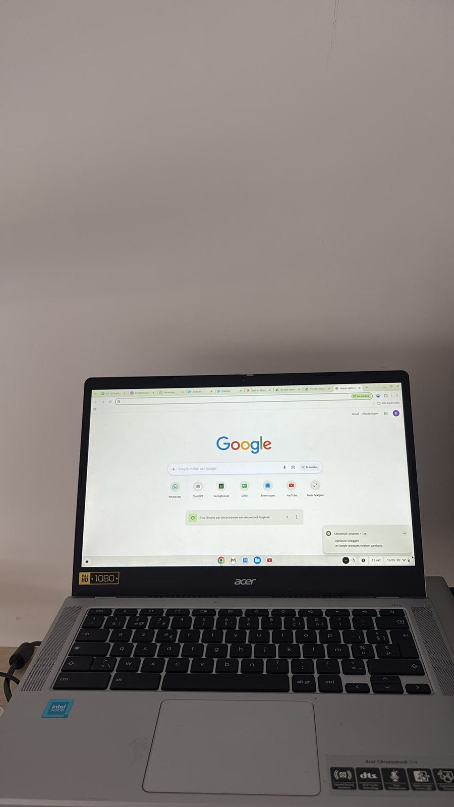 Acer Chromebook 314 Full HD 14 inch, Computers en Software, Ophalen of Verzenden, Zo goed als nieuw, 14 inch