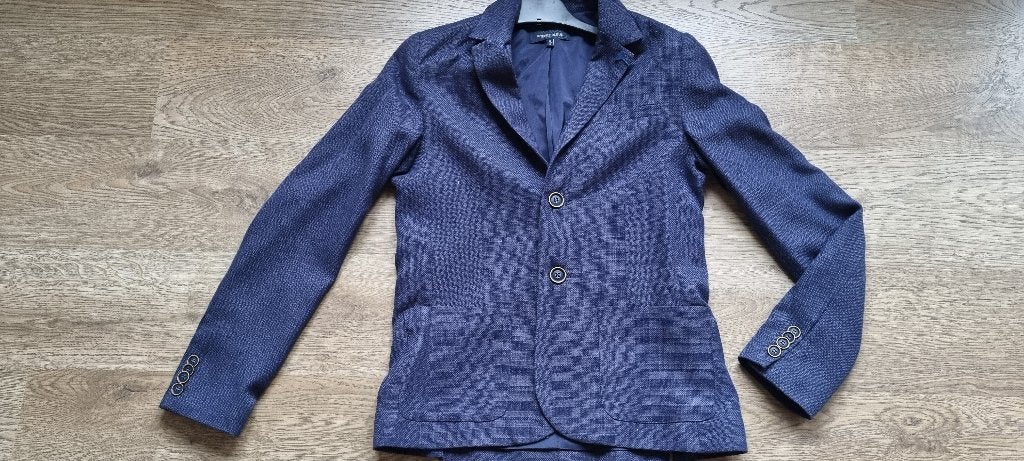 blauwe blazer Terre Bleue maat 164 - communie, Overige typen, Ophalen of Verzenden, Zo goed als nieuw, Jongen