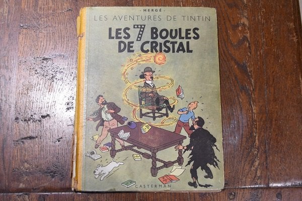 Les 7 Boules de Cristal - EO 1948 (4ème plat B2), Livres, Enlèvement ou Envoi, Utilisé, HERGE