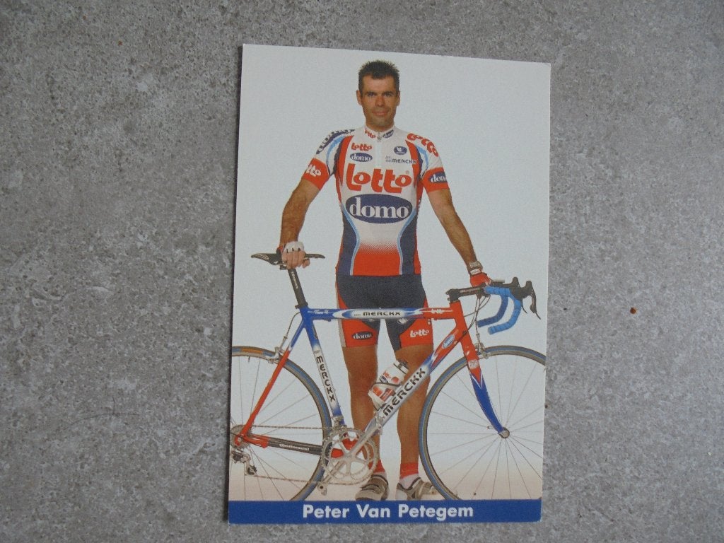 Wielerfoto Peter Van Petegem, Verzenden