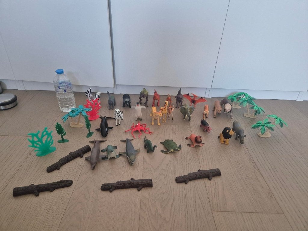 grote set dierenfiguren+ accessoires, Enlèvement ou Envoi, Comme neuf, Autres types
