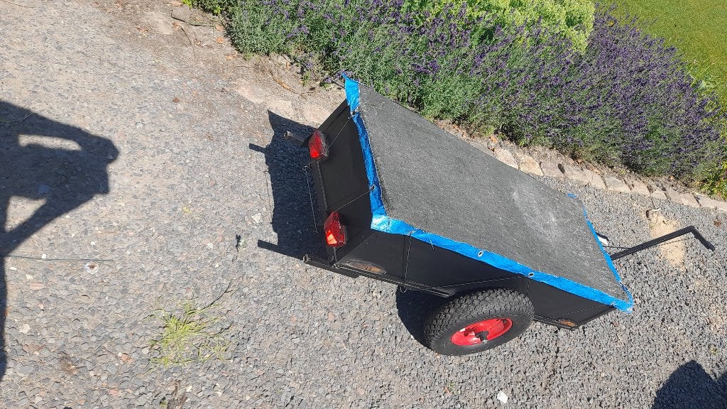 Fiets kar vis kar, Fietsen en Brommers, Ophalen, Zo goed als nieuw, Bagagekar, 80 kg of meer
