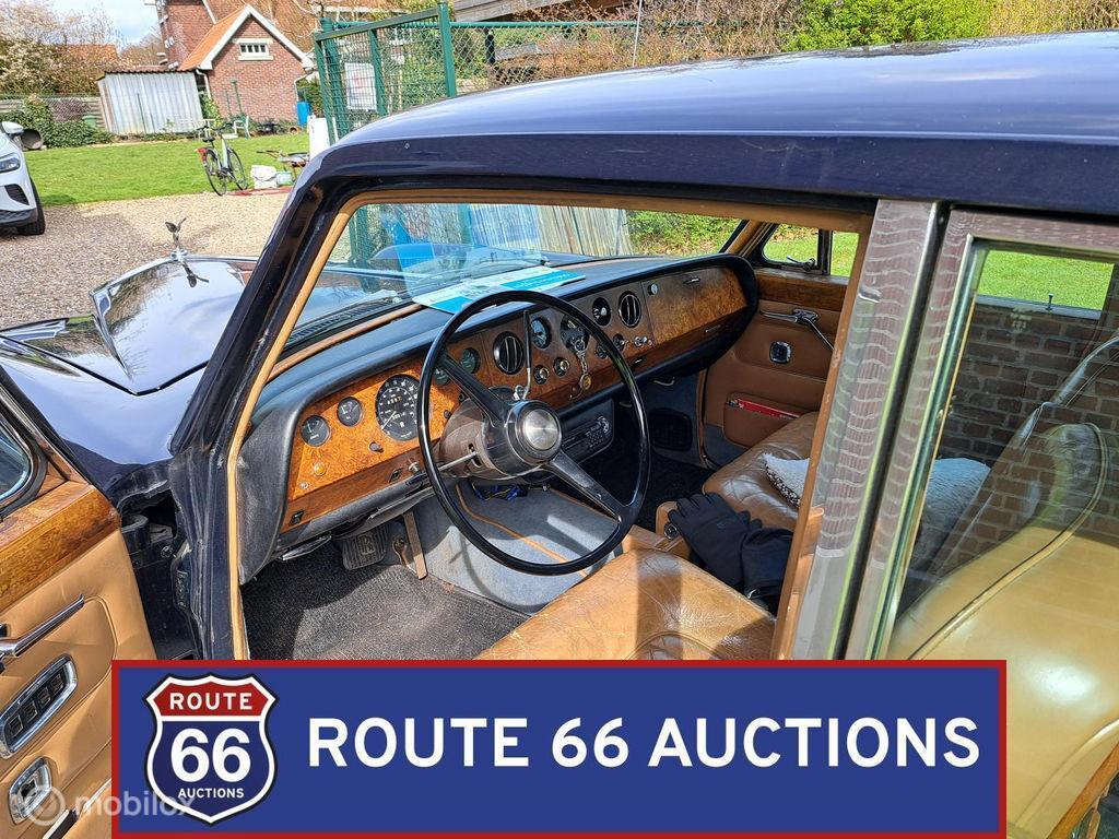 Rolls-Royce Silver Shadow I | 1967 | Route 66 Auctions, Zwart, Bedrijf, Handgeschakeld, Overige carrosserie