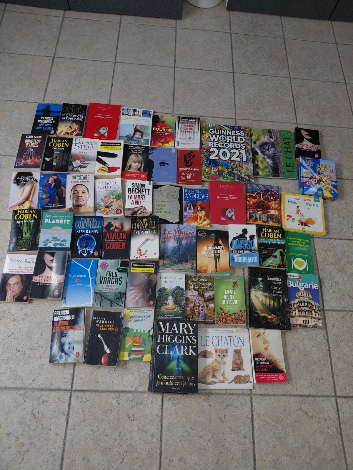 lot livres, Enlèvement