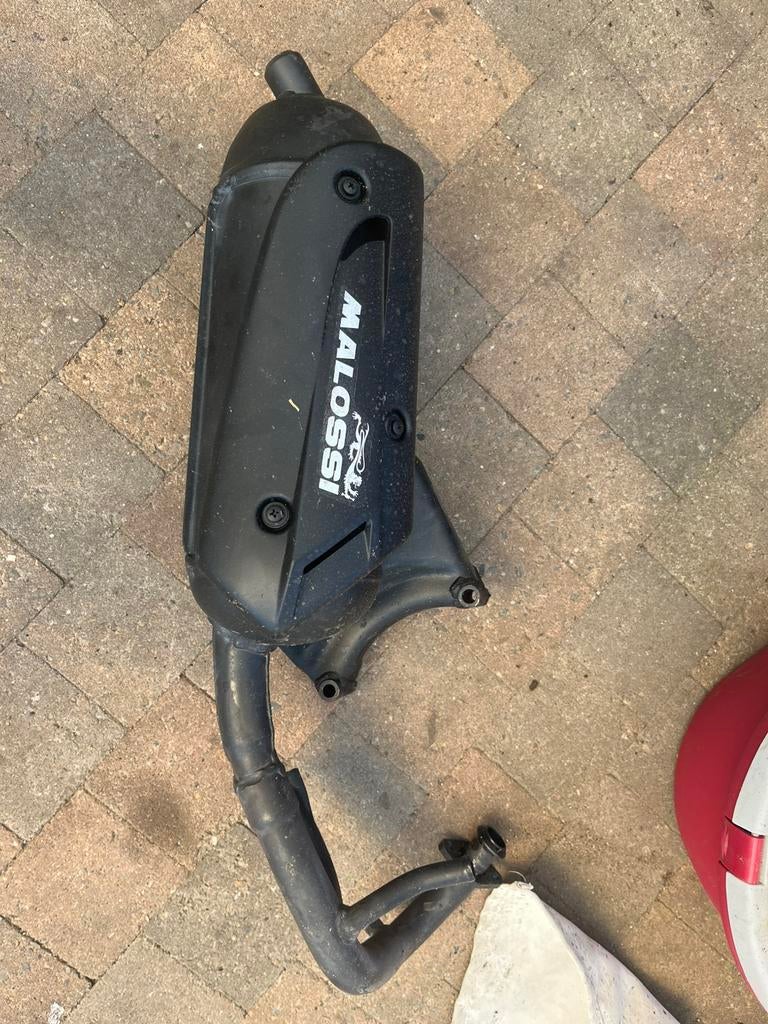 Uitlaat zip 2 takt, Fietsen en Brommers, Ophalen, Zo goed als nieuw, Uitlaat, Piaggio