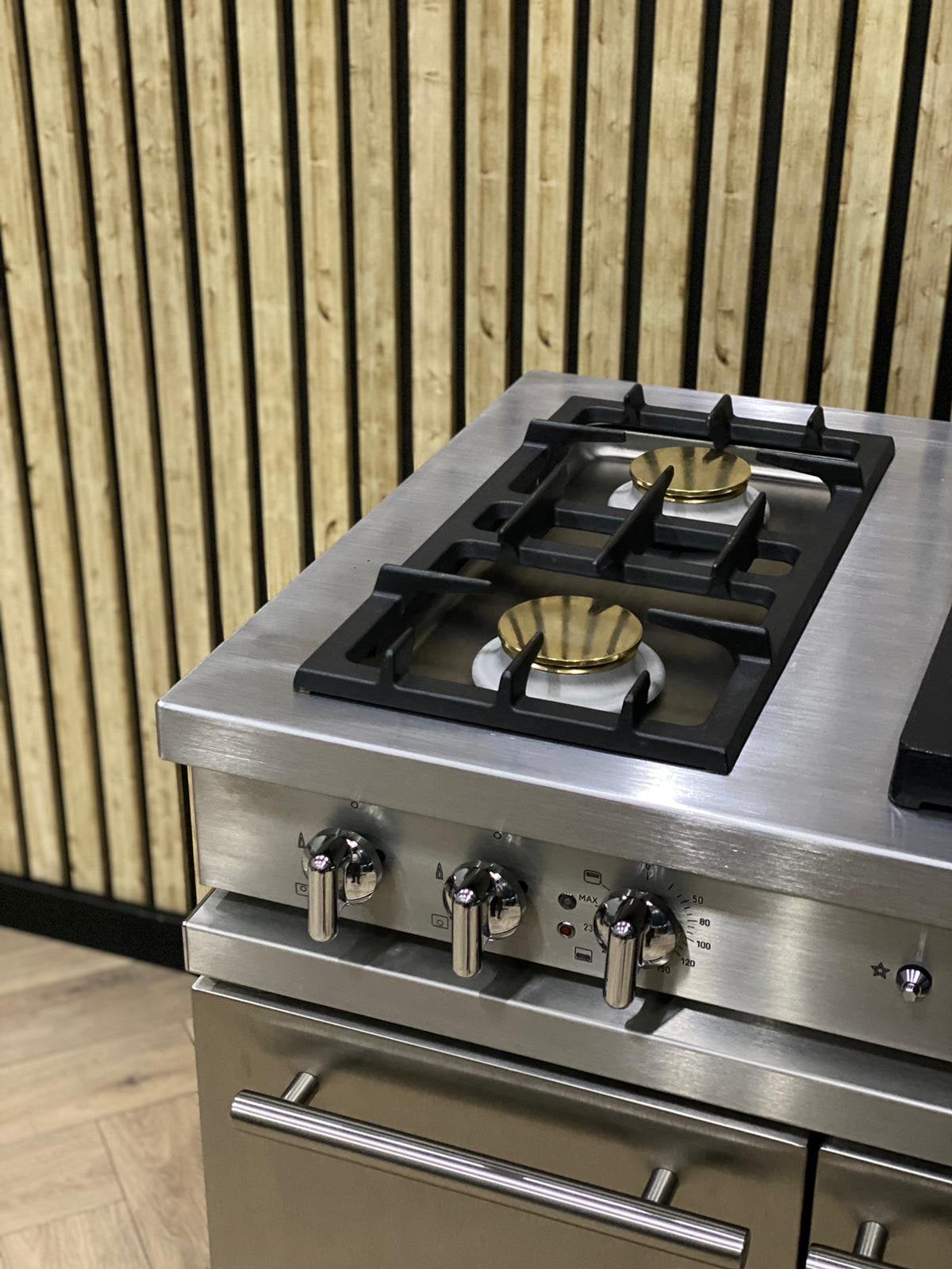 Lacanche Westahl Inox 150cm Full Option + Hete Lucht, Elektronische apparatuur, Grill, 60 cm of meer, Ophalen of Verzenden, Zo goed als nieuw