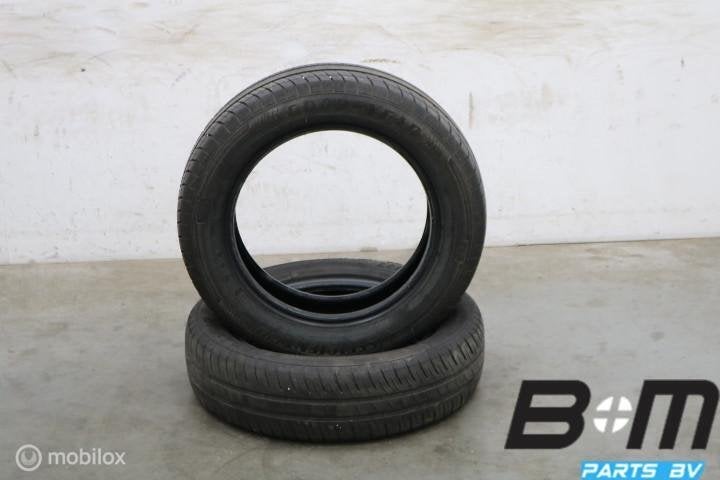 2 x 1656515 81T Goodyear EfficientGrip 4mm 165 65 15, Auto-onderdelen, Banden en Velgen, Gebruikt, 15 inch, Band(en), Zomerbanden